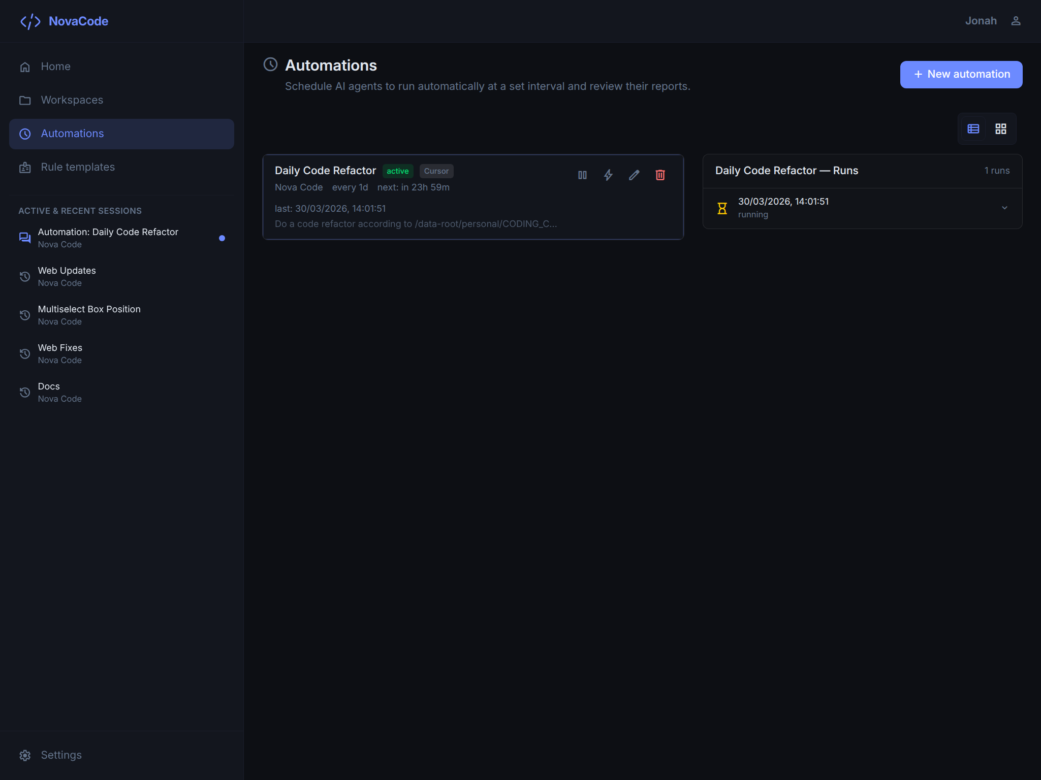Placeholder for Automations screenshot