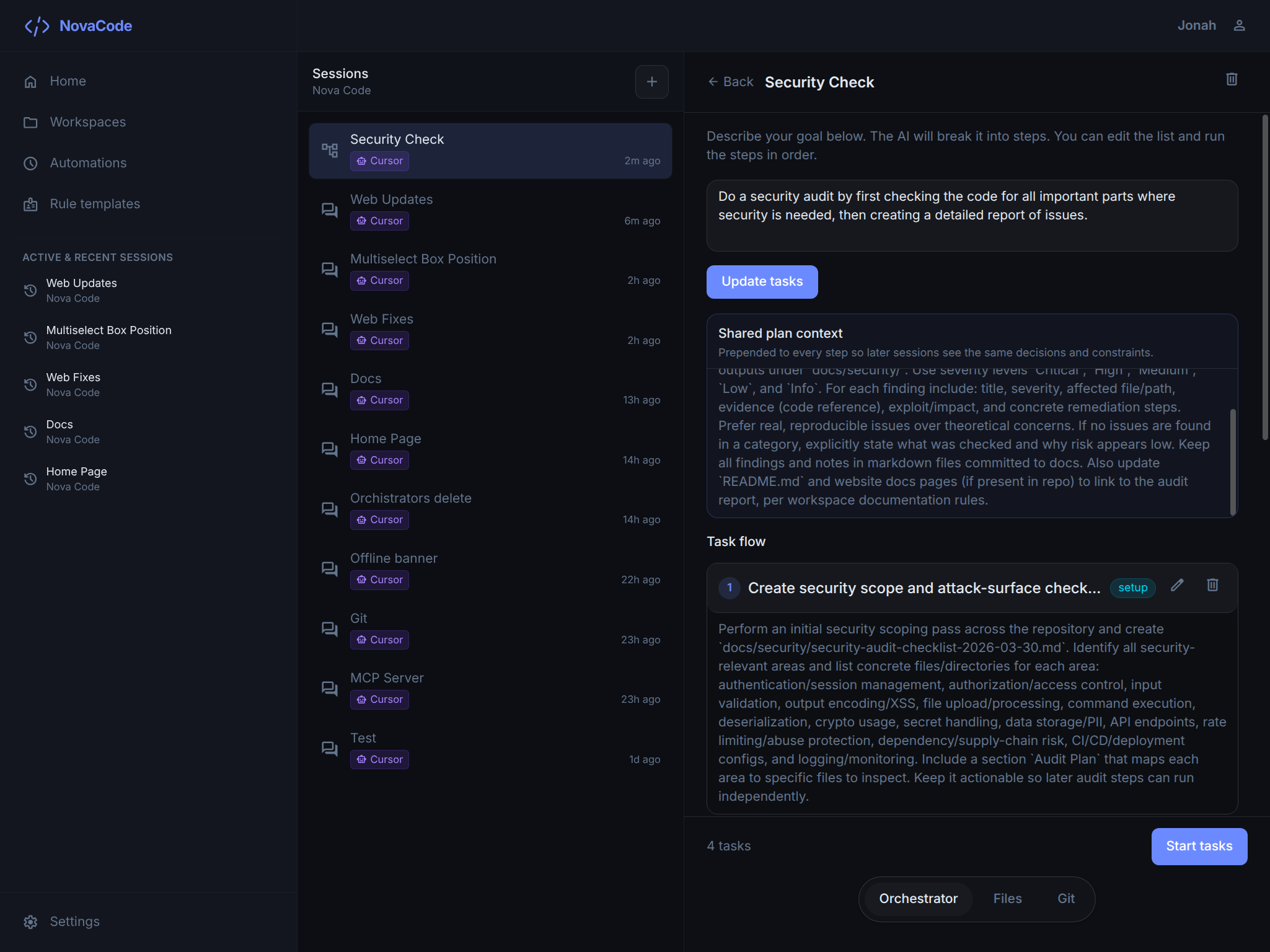 Placeholder for Orchistrator screenshot